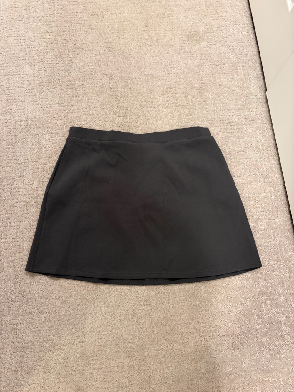 OGL Black Mini A-Line Skirt with Built-In Shorts!